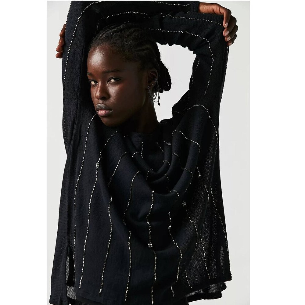 NWOT Free People Diamond Night Tunic - Picture 2 of 7